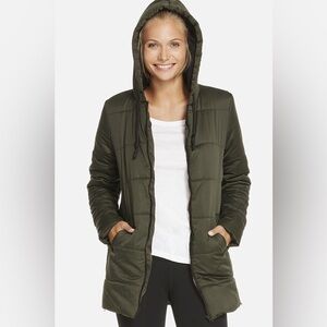 Fabletics Olive Green Puffer Coat – Women’s Size Medium